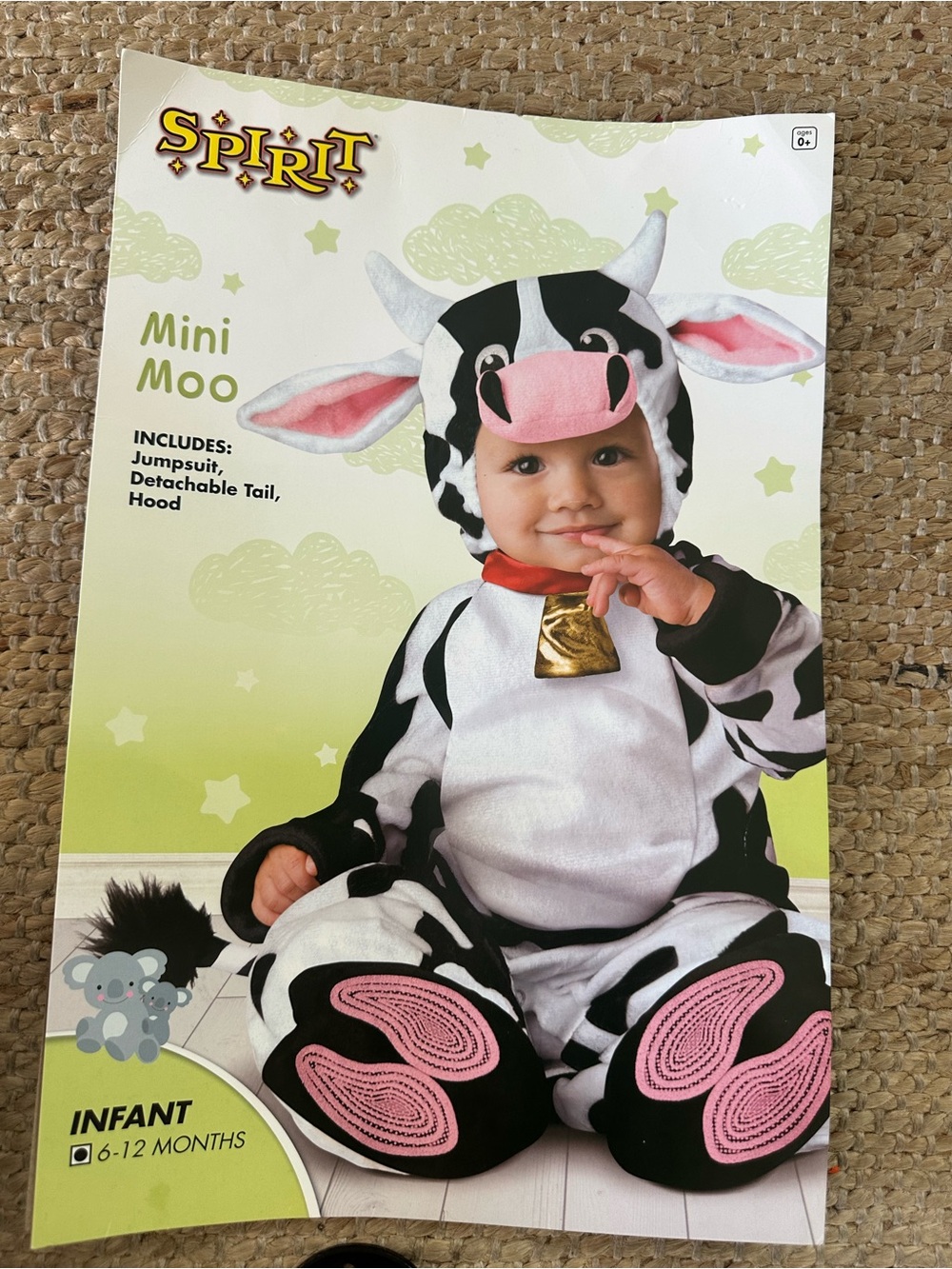 Spirit Mini Moo Infant Cow Costume